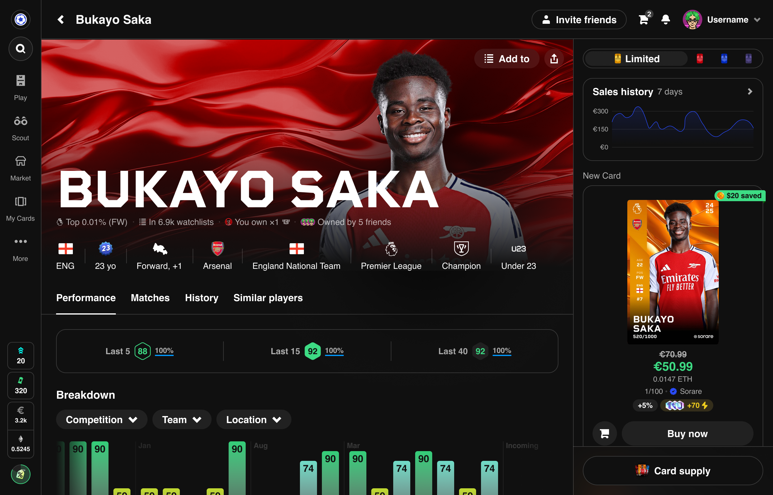 Player Page Revamp 1